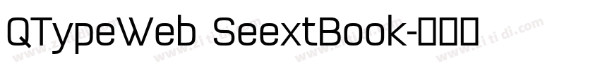 QTypeWeb SeextBook字体转换